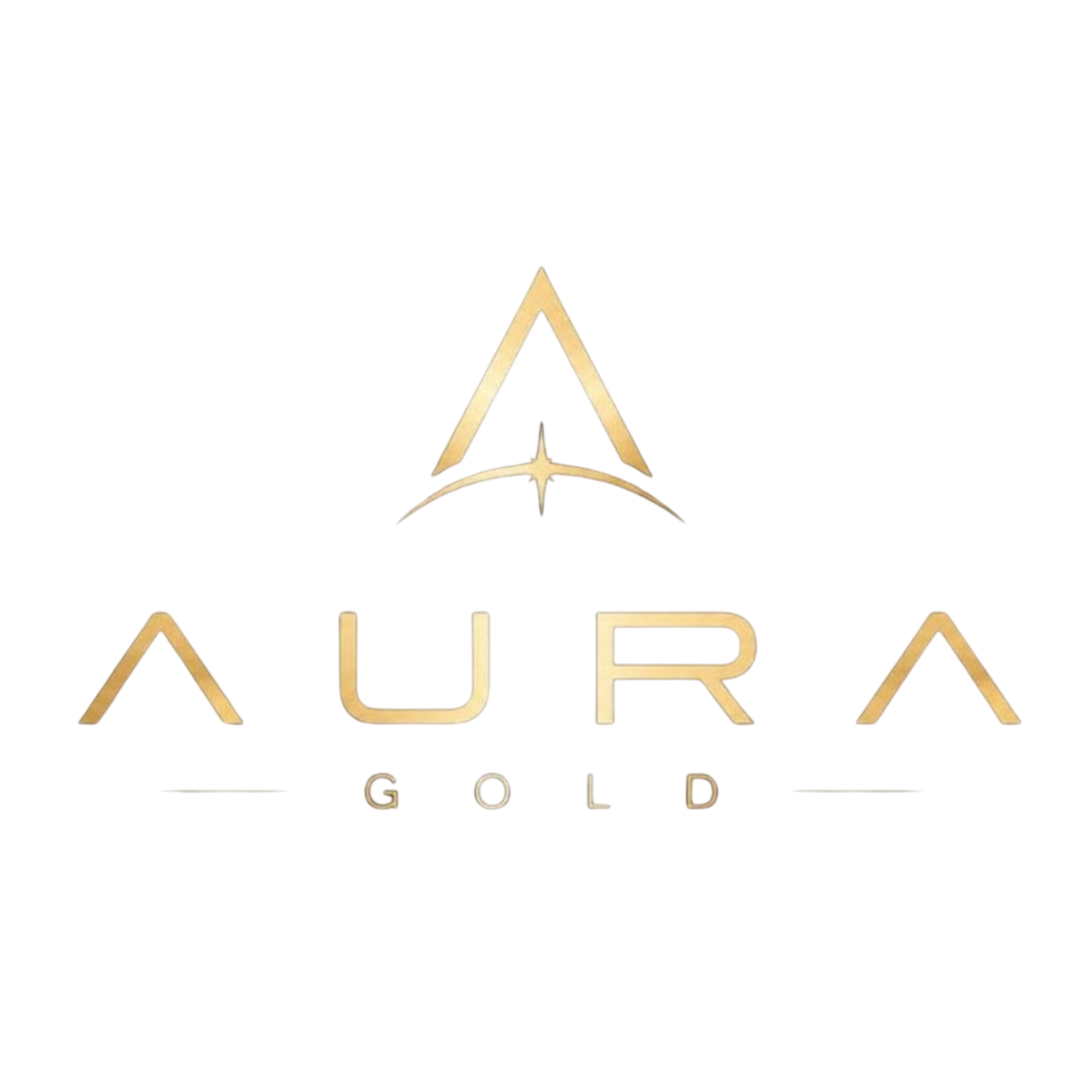 Logo de AuraGold en dorado